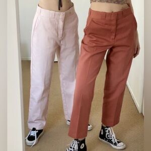 Dickies x Urban Outfitters exclusive high waisted ankle pant Rust size 0